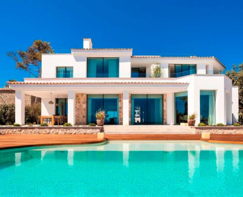 Chalet con aislamiento térmico SATE en Mallorca - Malgrats