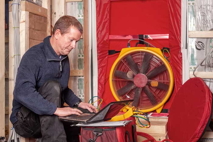 que es el test de blower door